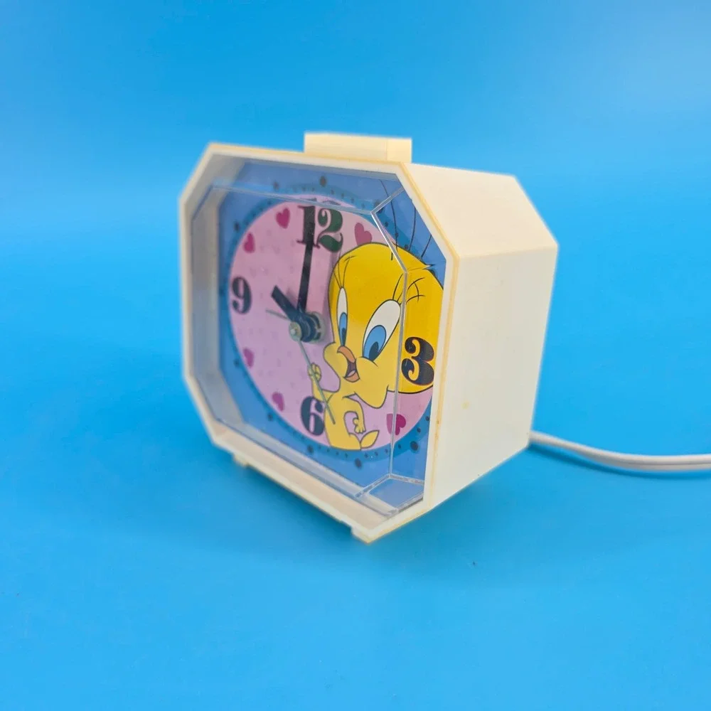 Vintage Westclox Tweety Bird Alarm Clock 1994 Warner Bros Looney Tunes 220902254